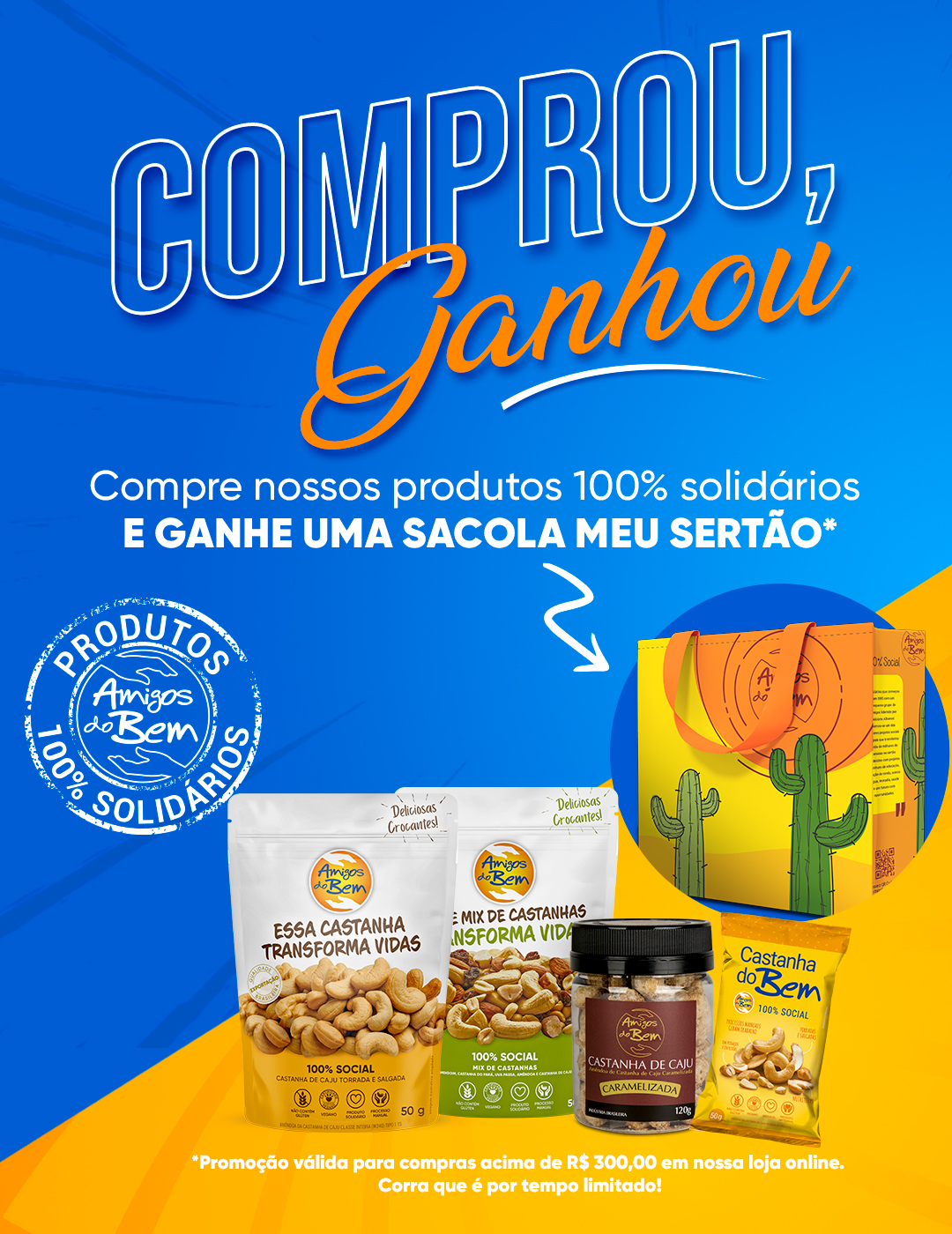 Banner Comprou Ganhou
